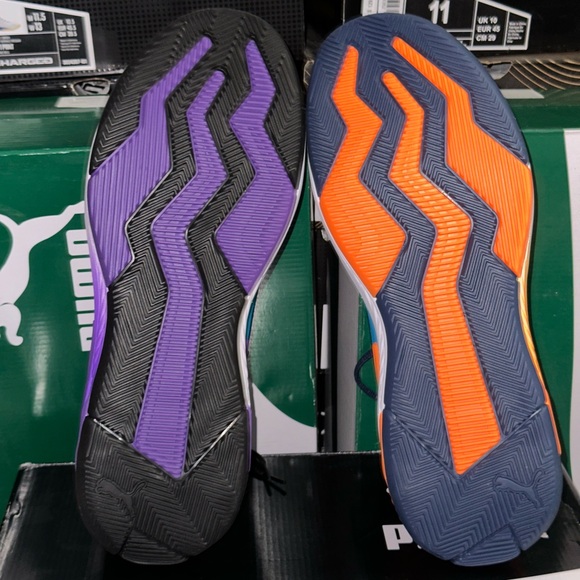 Puma “Uproar ASG Fade” Men’s Size 11 US *New with og Box” Purple/Orange - Picture 8 of 10